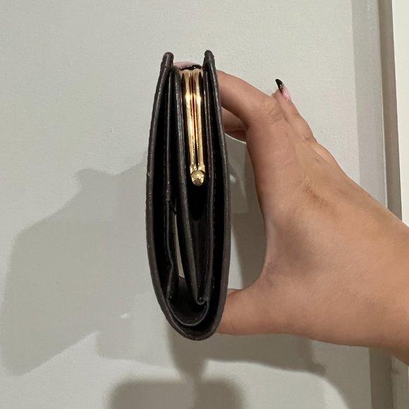 Burberry Nova Check Monogram Kiss Lock Wallet - Picture 8 of 10